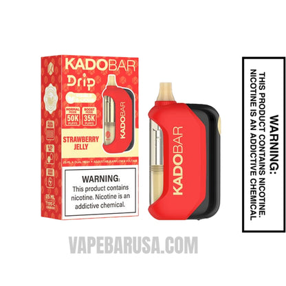 Strawberry Jelly Kado Bar Drip 50K Disposable Vape
