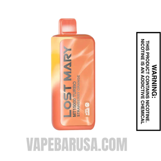 Strawberry Orange Lost Mary MT15000 Disposable Vape 