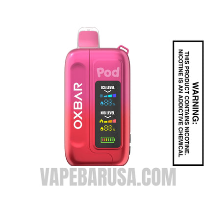 Strawberry Pink Cherry OXBAR Ice-Nic Control Disposable Vape