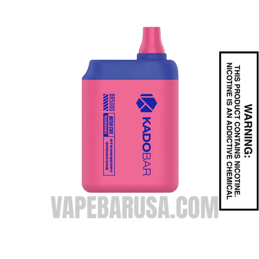 Strawberry Snowcone Kado Bar BR5000 Disposable Vape