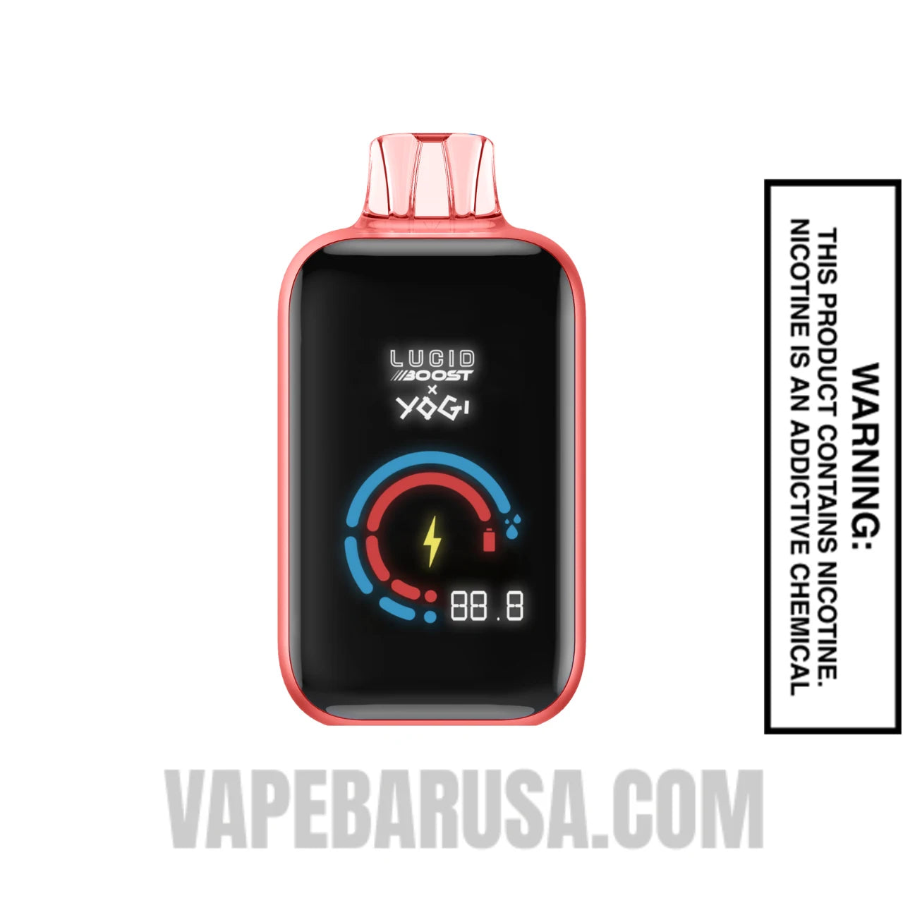 Strawberry Watermelon Ice Lucid Boost X Yogi 20123 Disposable Vape