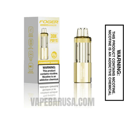 Strawberry Banana Foger Switch Pro Disposable Vape Kit with Package Box