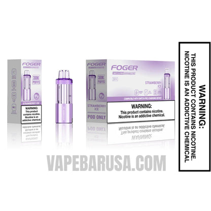 Strawberry Ice Foger Switch Pro Disposable Vape with Bundle Box