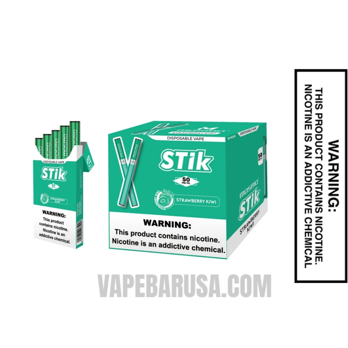 Strawberry Kiwi MOSMO Stik Disposable with Bundle Box