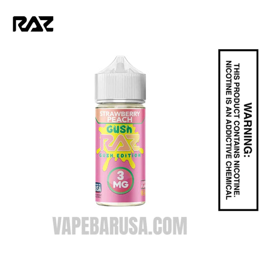 Strawberry Peach Gush RAZ Vape Juice 100 ML 