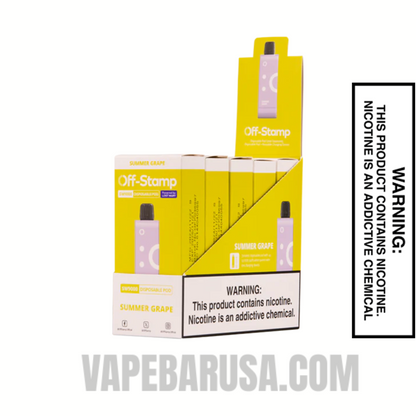 Summer Grape Off Stamp SW9000 Disposable Pod With Bundle Pack