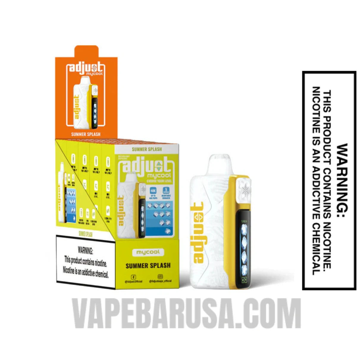 Summer Splash Adjust MyCool 40K Disposable Vape With Bundle Box