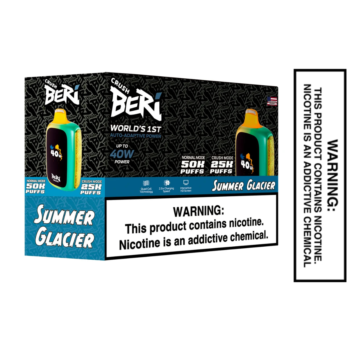 Summer Glacier Beri Crush 50K Disposable Vape With Bundle Box