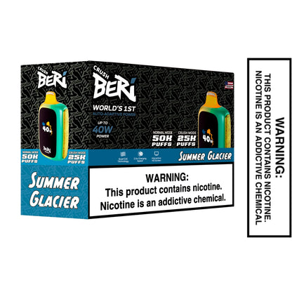 Summer Glacier Beri Crush 50K Disposable Vape With Bundle Box