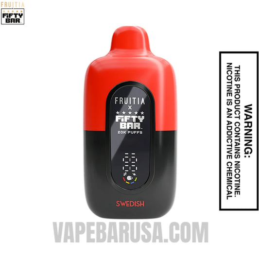 Swedish Fruitia X Fifty Bar 20K Vape