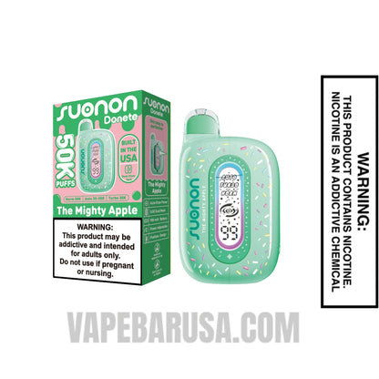 The Mighty Apple Suonon Donete 50k Disposable Vape With Package Box