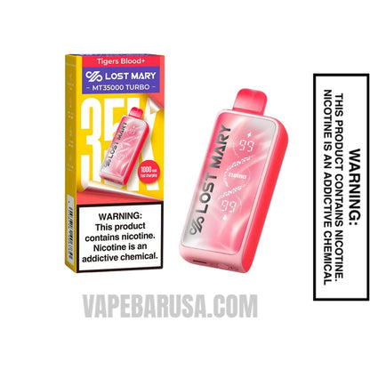 Tigers Blood Lost Mary MT35000 Disposable Vape with package box
