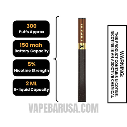 Tobacco MOSMO Stik Disposable Specifications