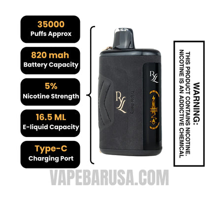Triple Berry RAZ RYL Disposable Vape | Vape Bar USA Triple Berry RAZ RYL Disposable Vape | Vape Bar USA