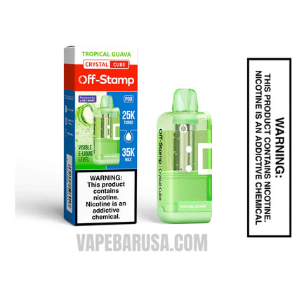 Tropical Guava Off Stamp X Cube Crystal Cube 35K Vape Pod With Package Box

