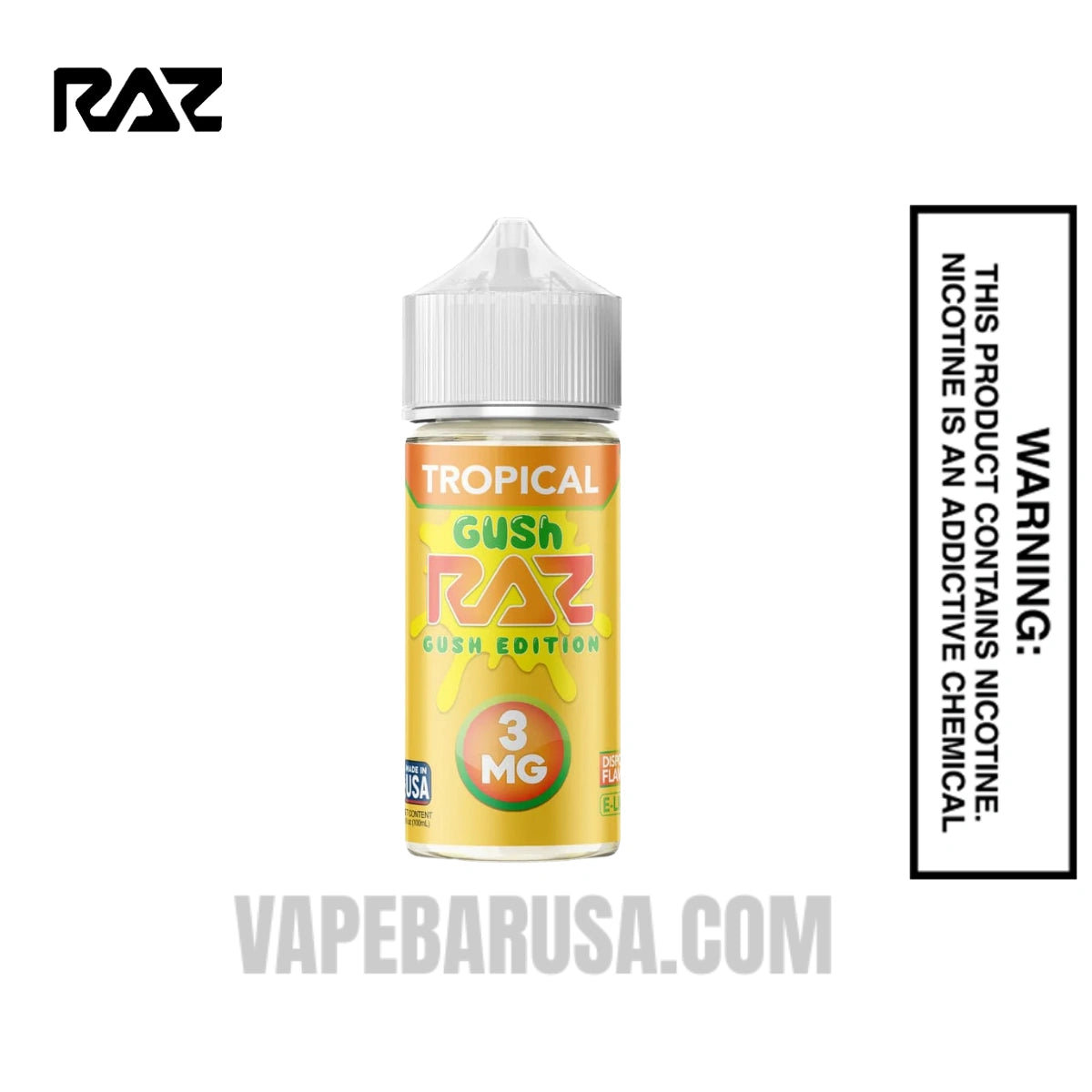 Tropical Gush RAZ Vape Juice 100 ML