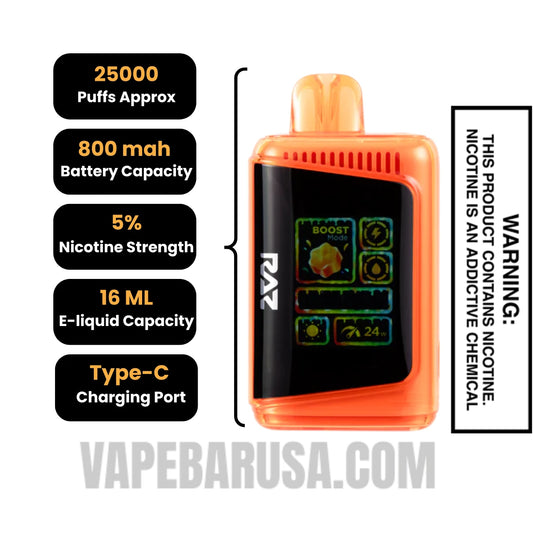 Tropical RAZ LTX 25K Gush Edition Vape