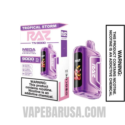 Tropical Storm RAZ TN9000 Disposable Vape With Package Box