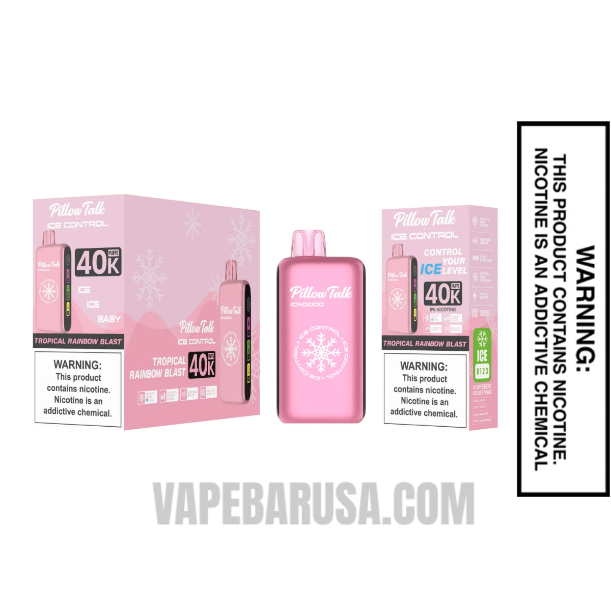 Tropical Rainbow Blast Pillow Talk IC40000 Disposable Vape With Bundle Pack