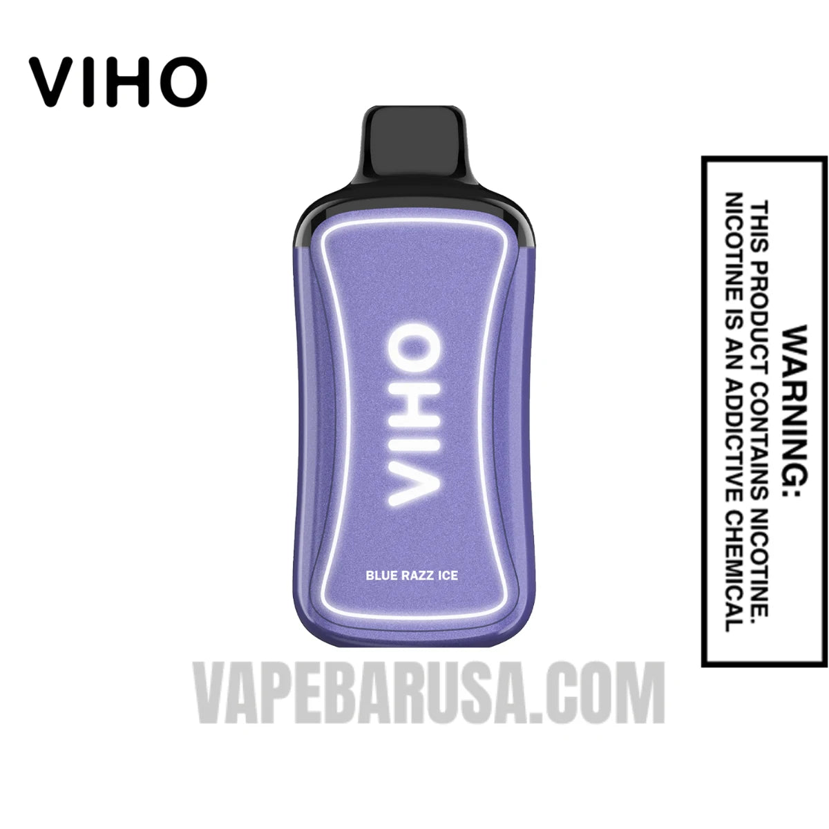 Blue Razz Ice VIHO Supercharge Zero nicotine Disposable Vape