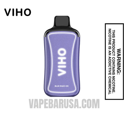 Blue Razz Ice VIHO Supercharge Zero nicotine Disposable Vape