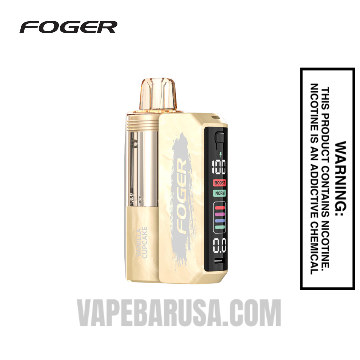 Vanilla Cupcake Foger Switch Pro 30K Disposable Vape Kit