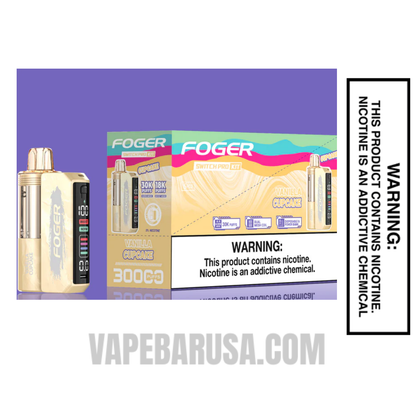 Vanilla Cupcake Foger Switch Pro 30K Disposable Vape Kit With Bundle Pack