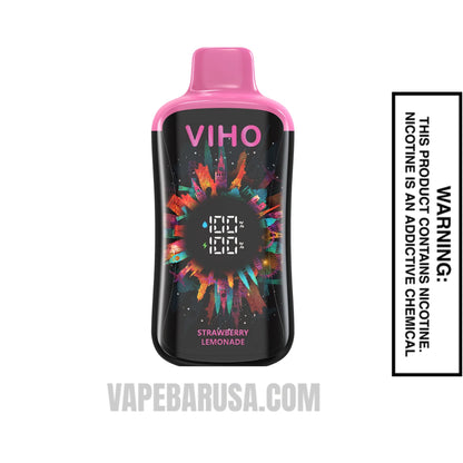 Strawberry Lemonade VIHO Supercharge Pro Disposable Vape
