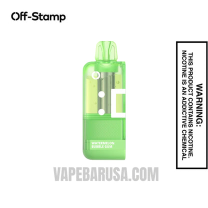 Watermelon Bubble Gum Off Stamp X Crystal Cube 35K Disposable Vape Pod