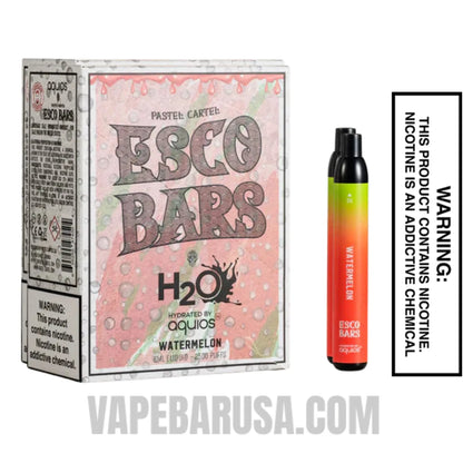 Watermelon Esco Bars 2500 Puffs Disposable Vape With Bundle Pack