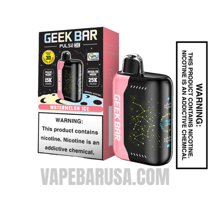 Watermelon Ice Geek Bar Pulse X Disposable Vape With Package Box