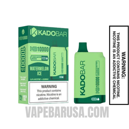 Watermelon Ice Kado Bar KB10000 Disposable Vape With Package Box