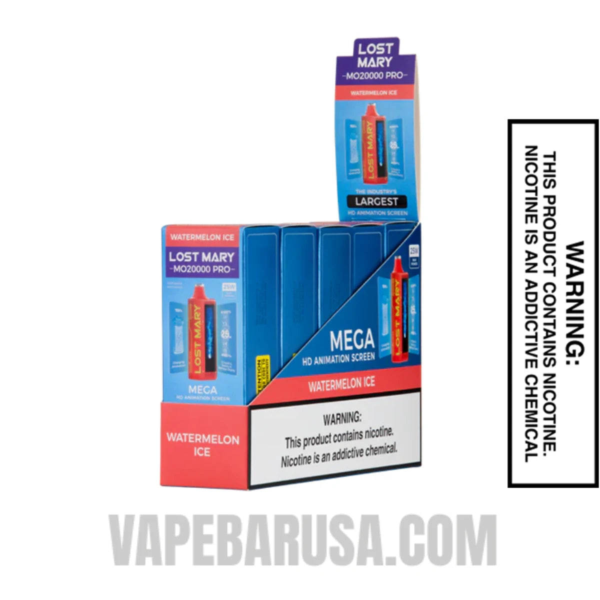 Watermelon Ice Lost Mary MO20000 Pro Vape With bundle Box