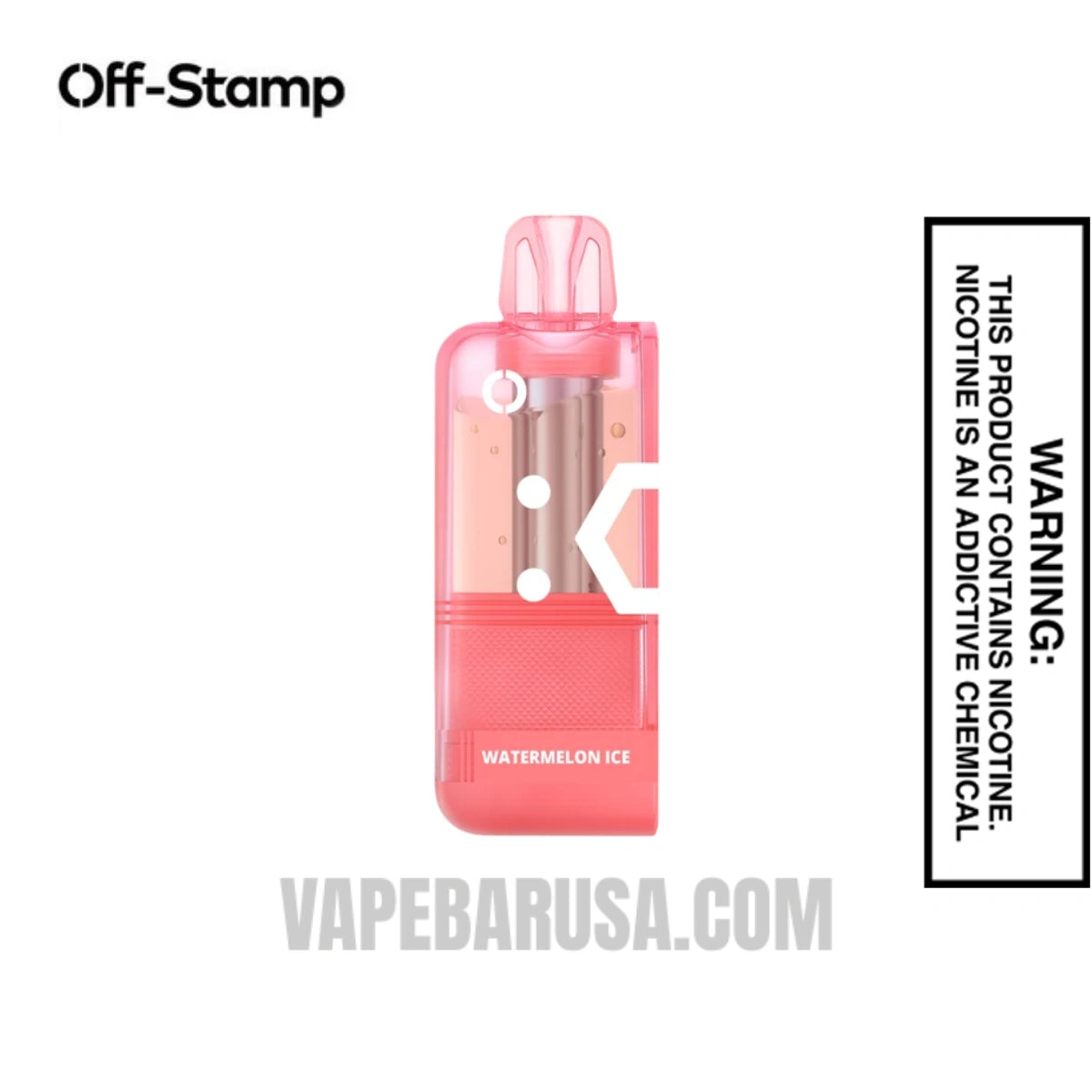 Watermelon Ice Off Stamp X Crystal Cube 35K Disposable Vape Pod