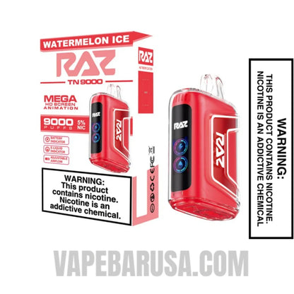 Watermelon Ice RAZ TN9000 Disposable Vape
