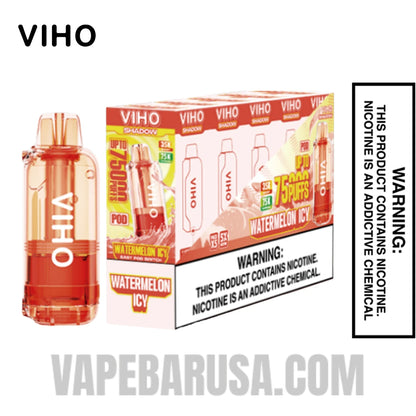 Watermelon Icy VIHO Shadow 75K Vape Pod With Bundle Pack
