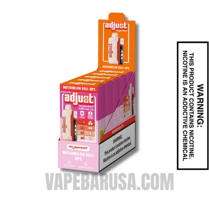 Watermelon Roll Ups Adjust MySweet 40K Disposable Vape With Bundle Box
