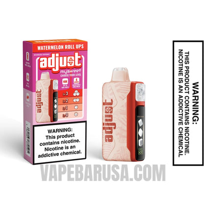 Watermelon Roll Ups Adjust MySweet 40K Disposable Vape With Package Box