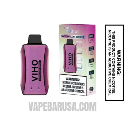 Watermelon Berries VIHO Turbo Vape 10000 Puffs With Package Box