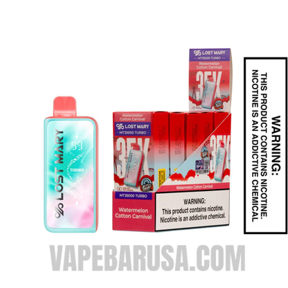 Watermelon Cotton Carnival Lost Mary MT35000 Disposable Vape With Bundle Pack
