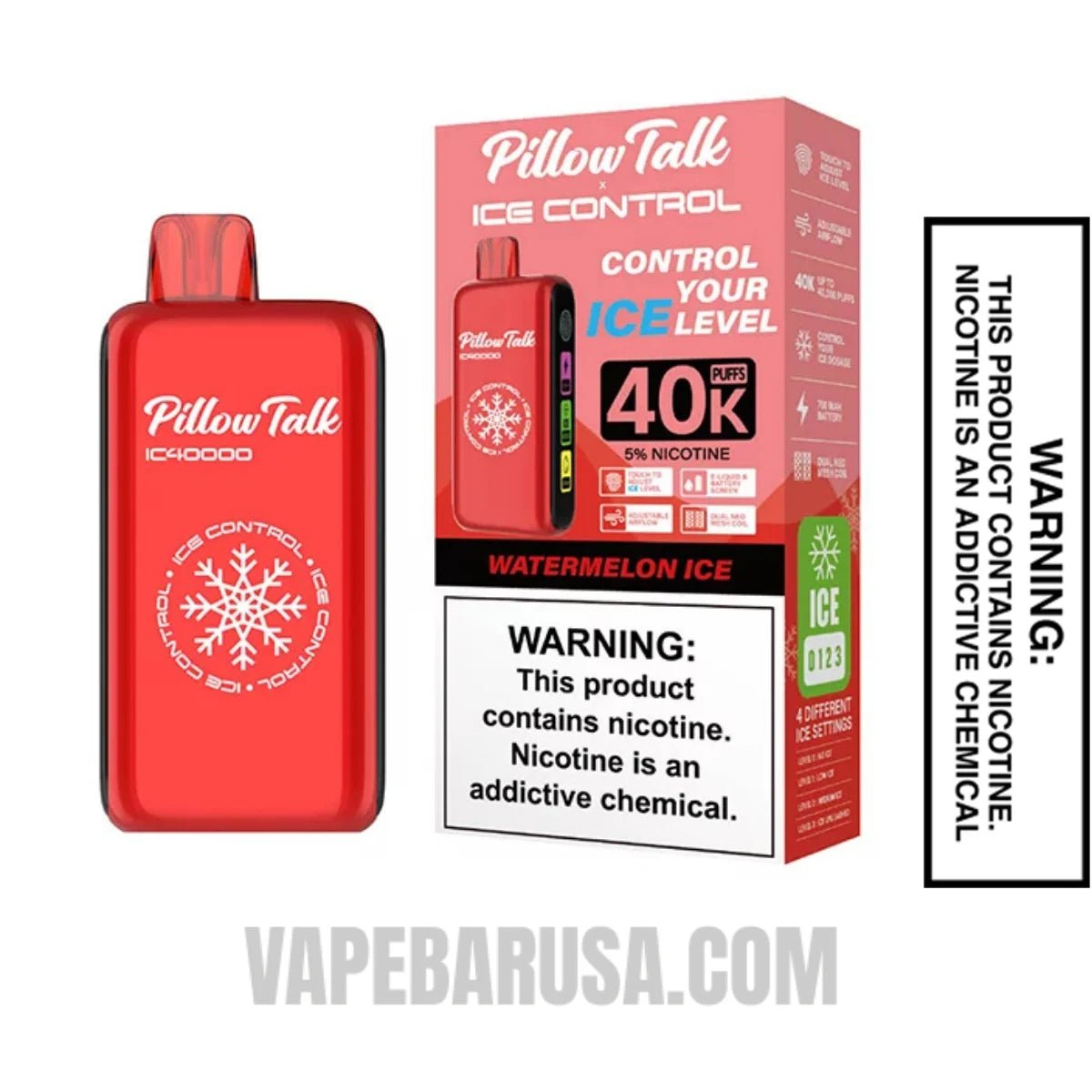 Watermelon Ice Pillow Talk IC40000 Disposable Vape With Package Box