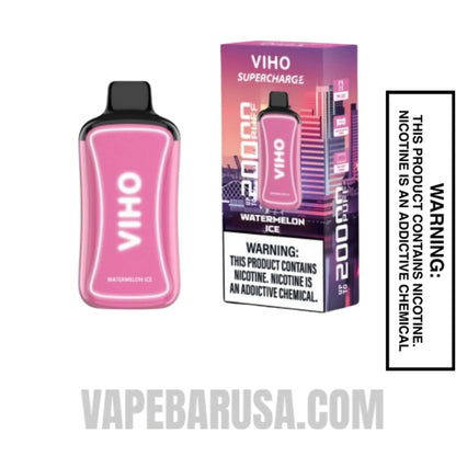 Watermelon Ice VIHO Supercharge 20000 Puffs Vape With Package Box