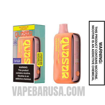 Watermelon Limelight Lost Mary Quasar OS25000 Disposable Vape with package box