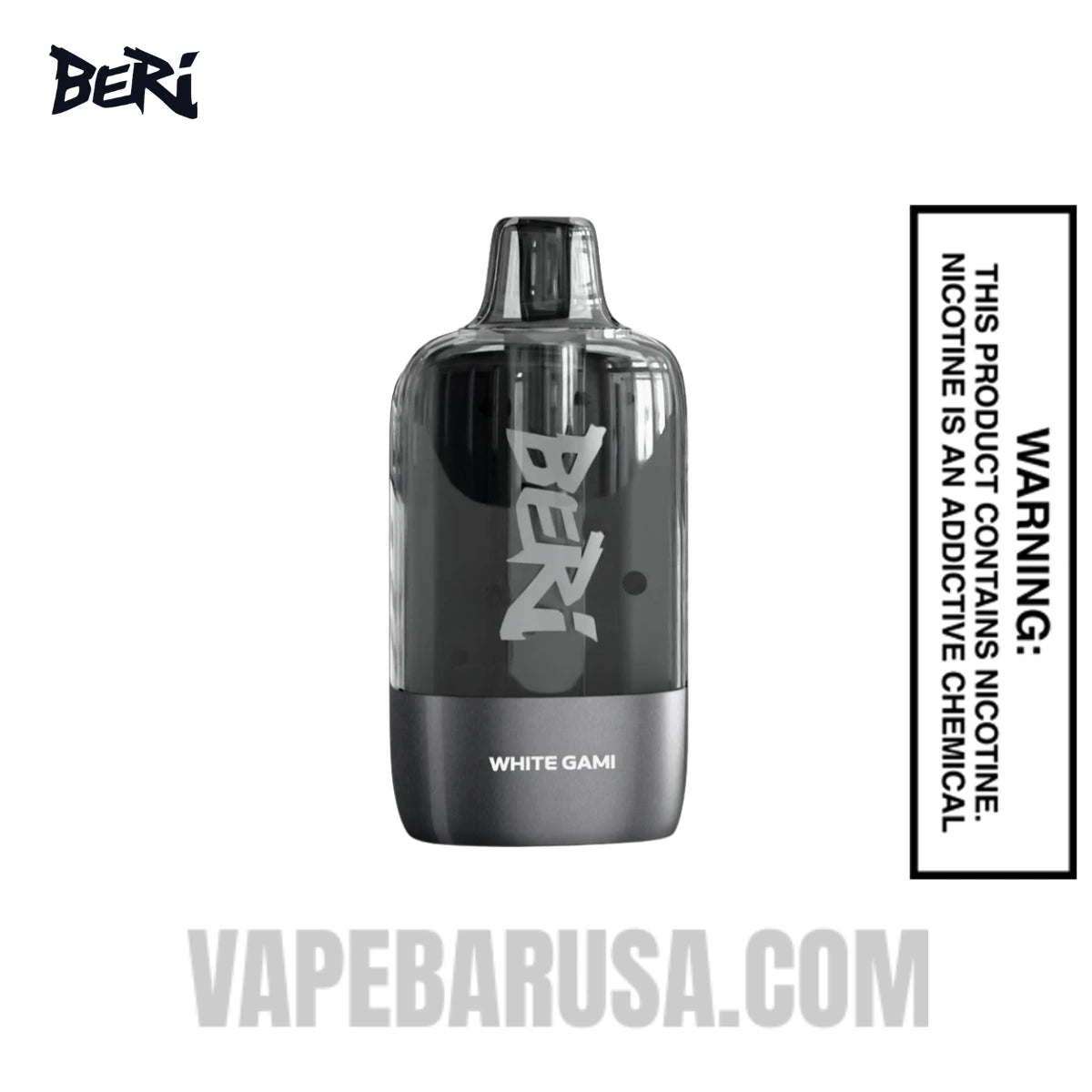 White Gami Beri Cliq 50K Disposable Vape Pod