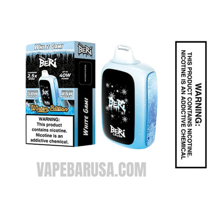 White Gami Beri Crush 50K Disposable Vape With Package Box