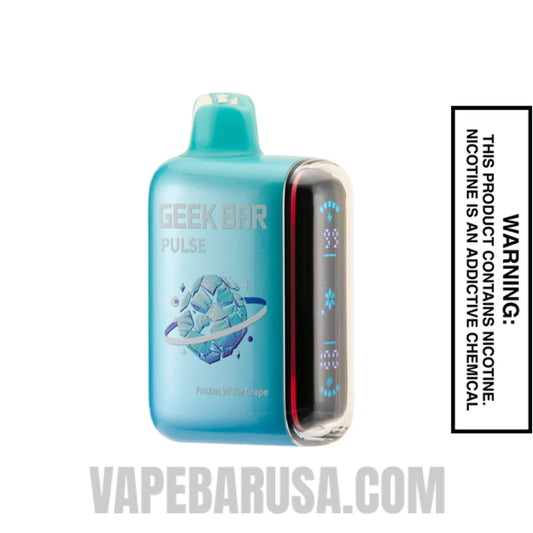 White Grape Geek Bar Pulse Frozen Edition Vape 