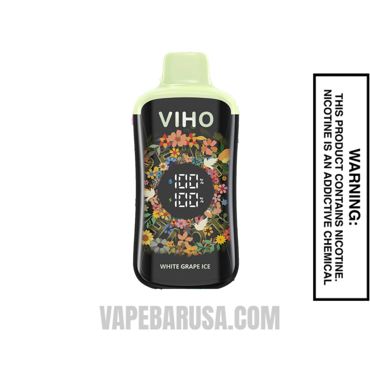 White Grape Ice VIHO Supercharge Pro 20K Disposable Vape