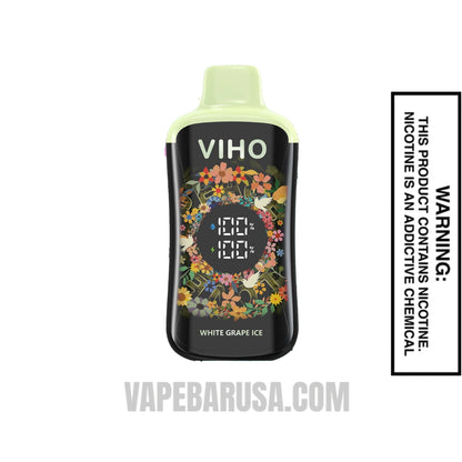 White Grape Ice VIHO Supercharge Pro 20K Disposable Vape