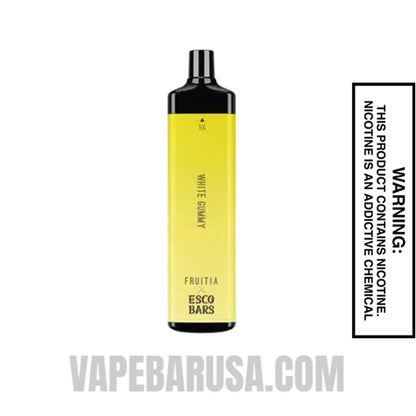 White Gummy Esco Bars 5000 Puffs Disposable Vape