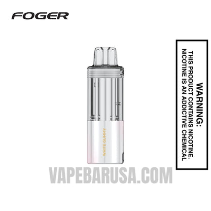 White Gummy Foger Switch Pro 30K Disposable Pod